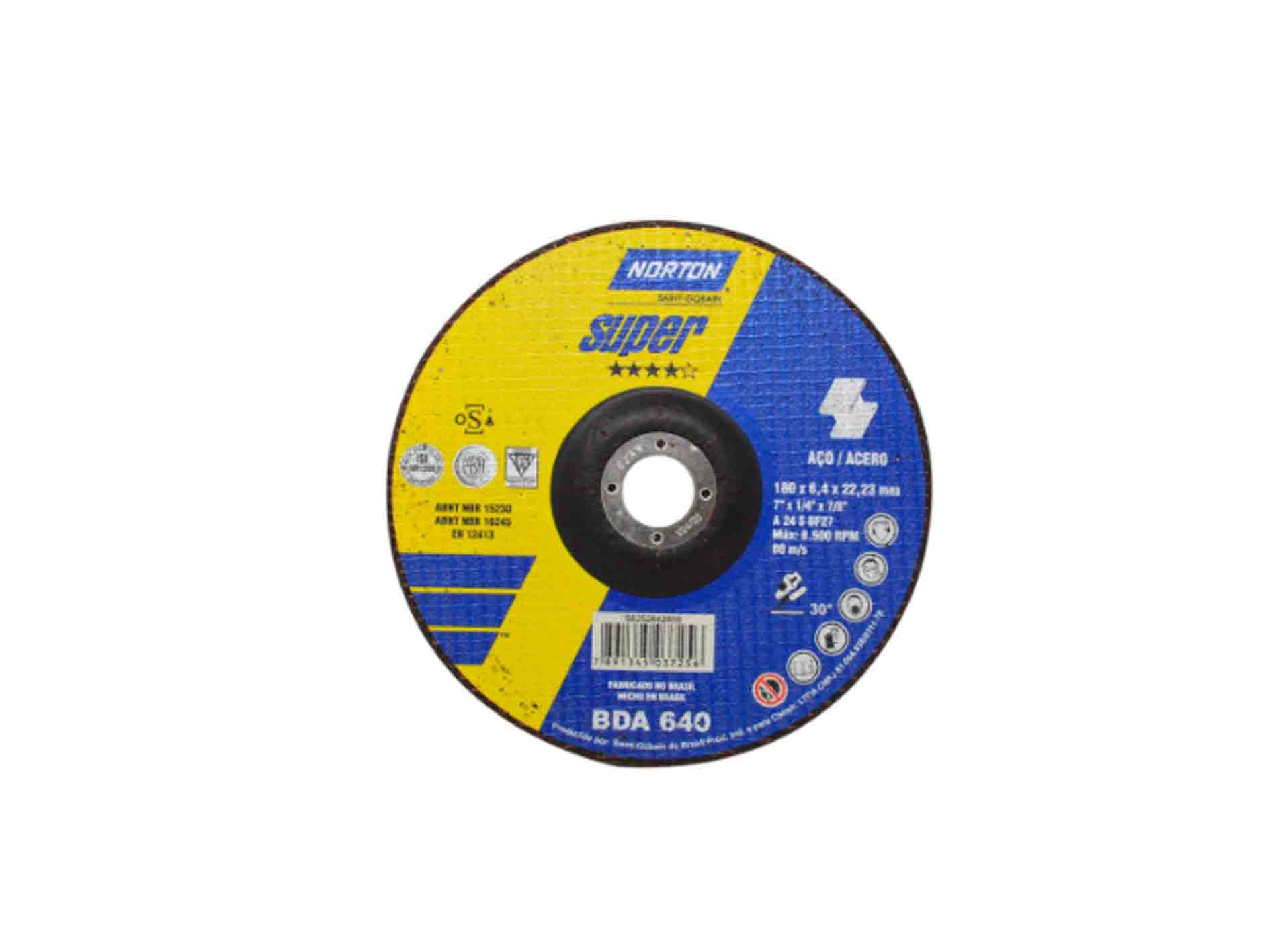 NORTON DISCO PULIR/METAL 4.1/2X1/4 (10U) - 1