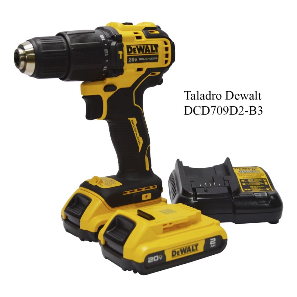 DW TALADRO/ATORN. PERCUT. 1/2 20v DCD709D2-B3 - 1