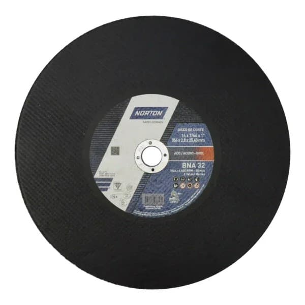 NORTON DISCO C/METAL BNA32 14x7/64x1 P/TRONZAD. (X10) - 1