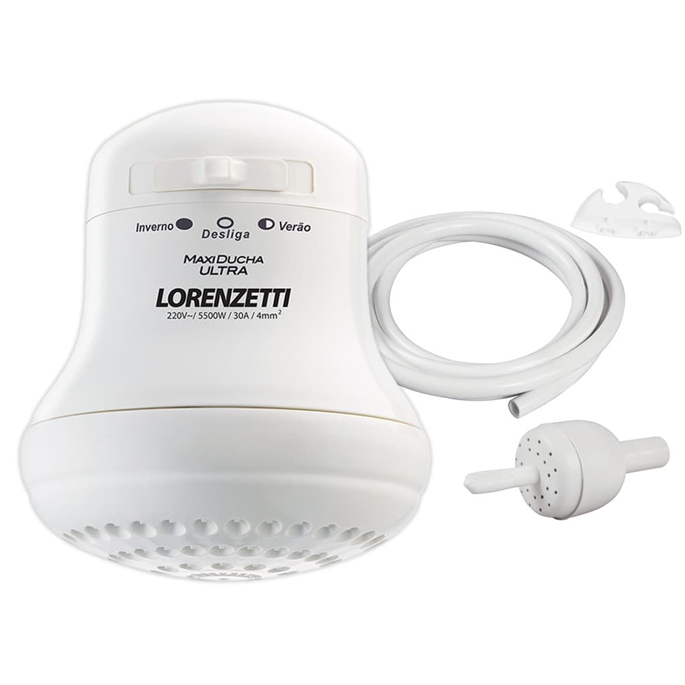 LORENZETTI MAXI DUCHA BLANCA 110V ULTRA C/MANG (75 - 1