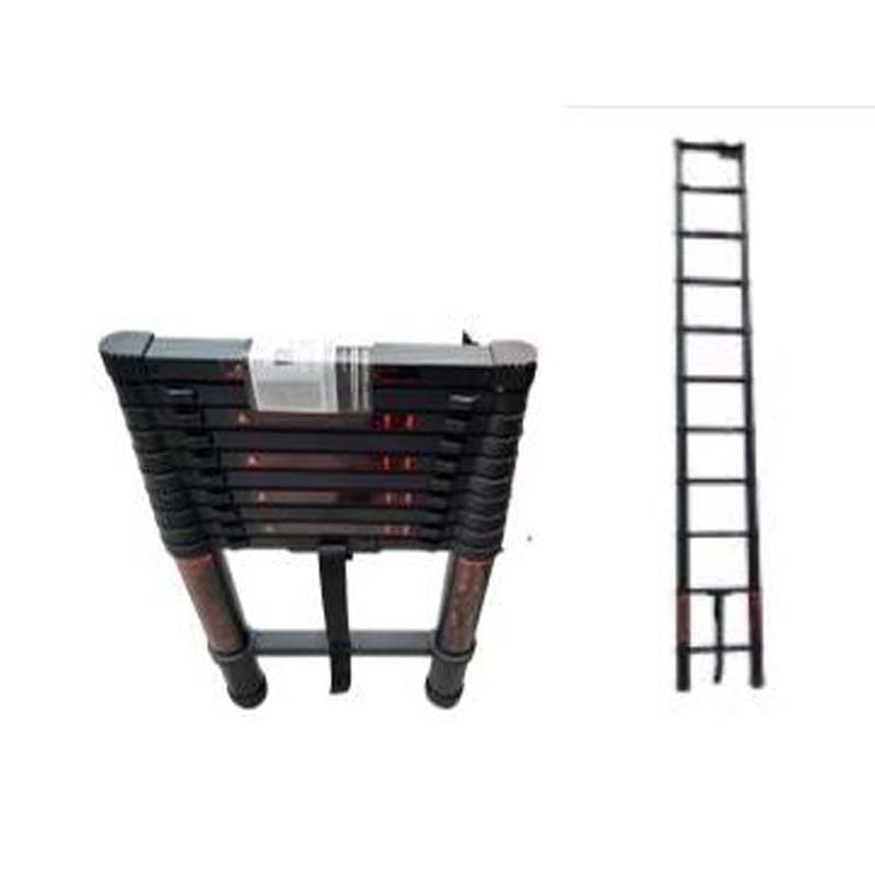 PT ESCALERA ALUM 11GRADAS 3.2M TELESCOP NEGRA - 1