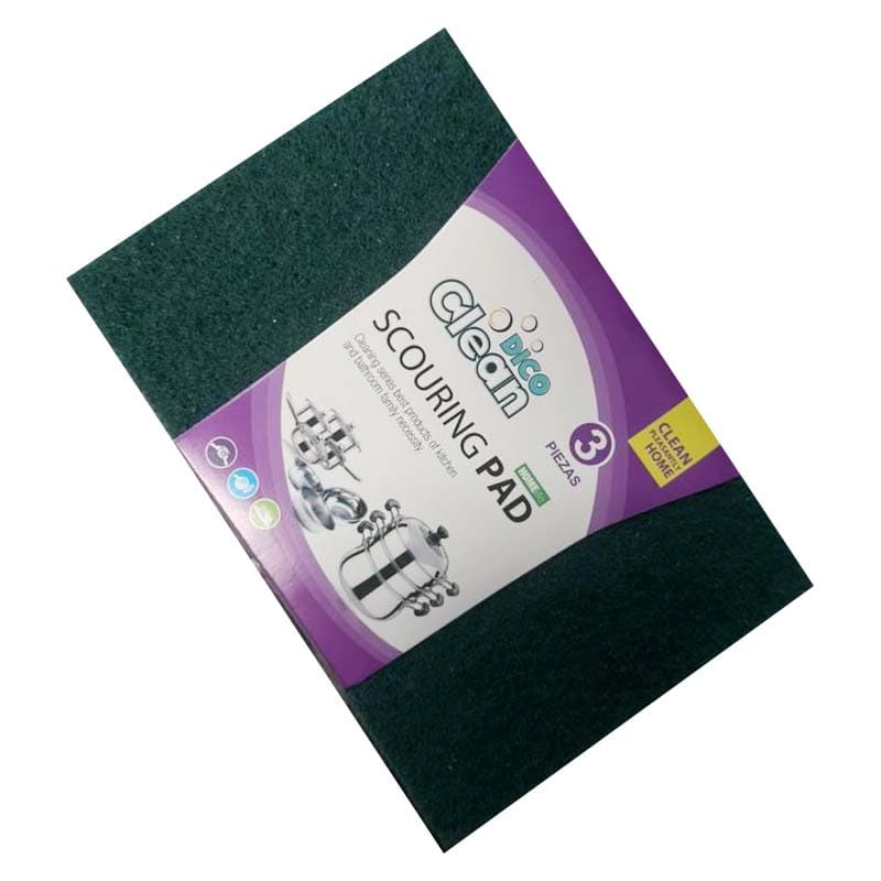 IMP ESTROPAJO FIBRA VERDE X3 REF DICOCLEAN - 1