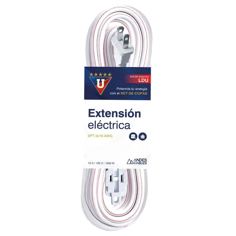 ANDES CABLES EXTENSION LDU 2X16 3MT BLANCA (30UXCJ - 1