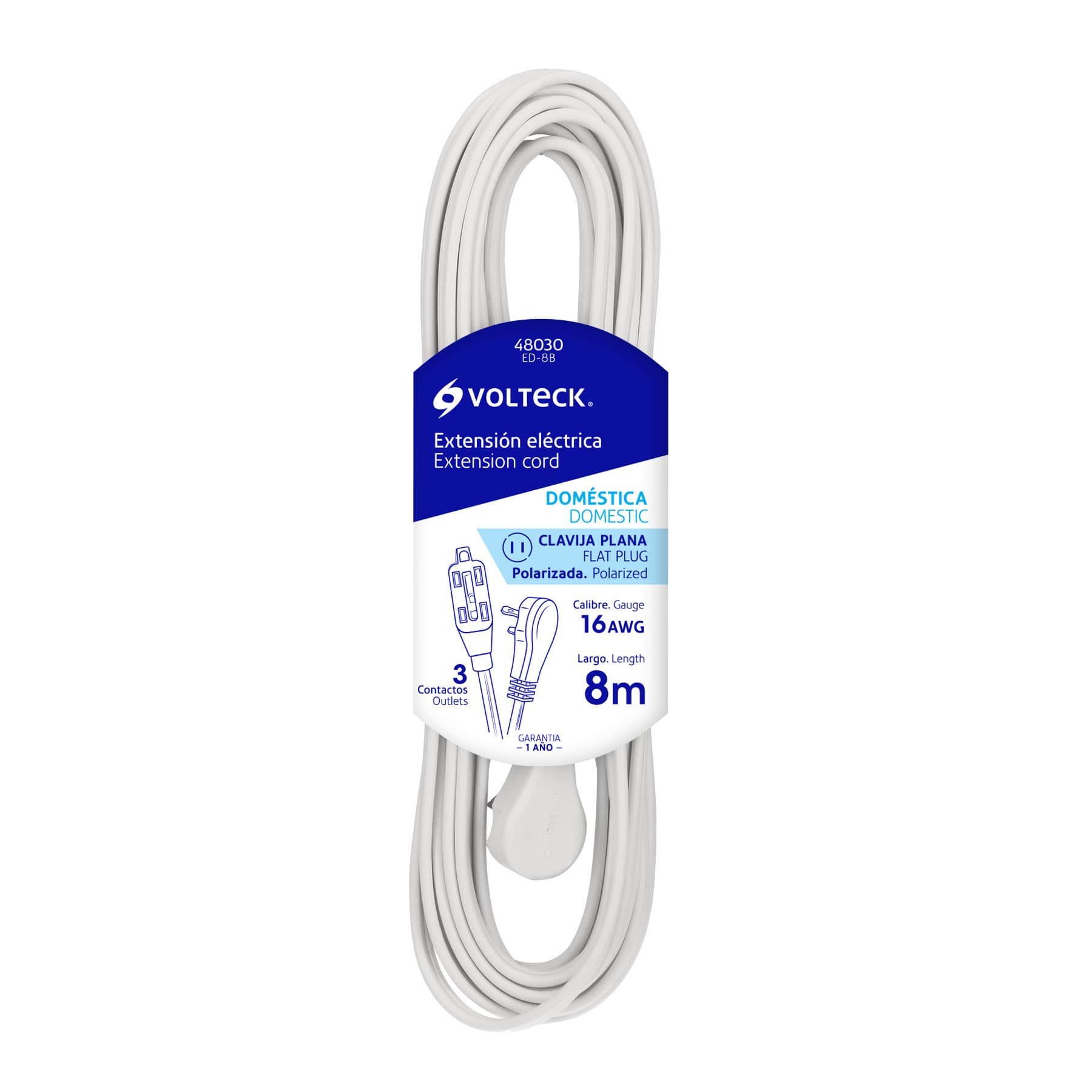 VOLTECK EXTENSION BL. 2x16 8MT (6UxCJ) C.48030 - 1