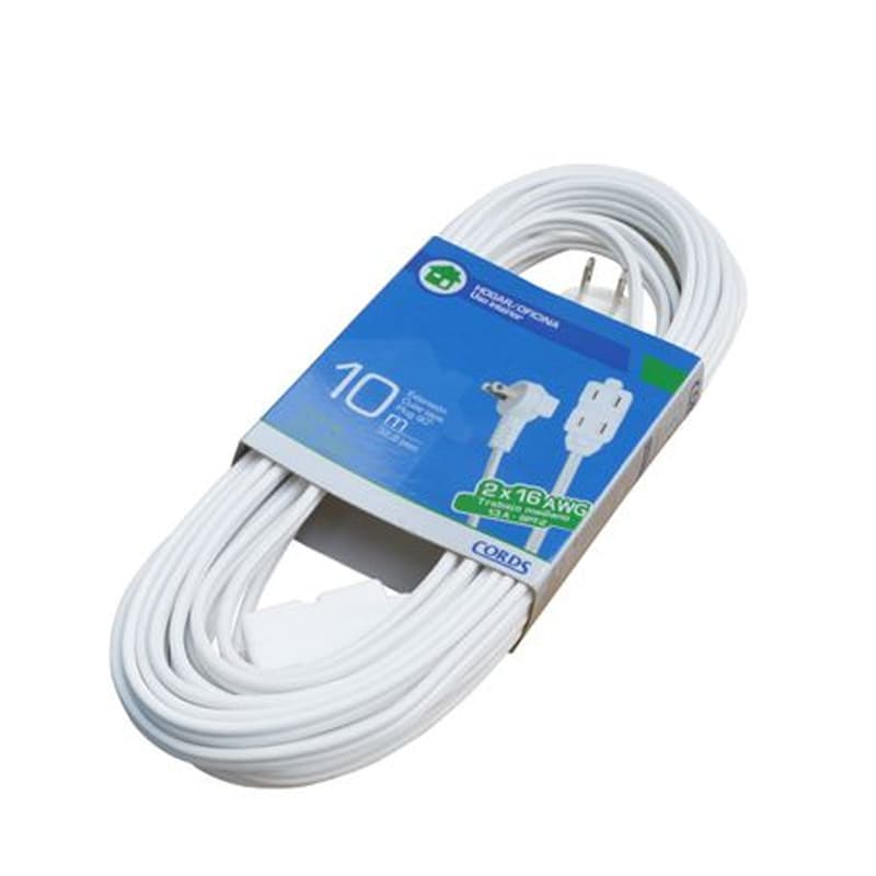 INCABLE EXTENSION 2X16 10MT BLANCO - 1