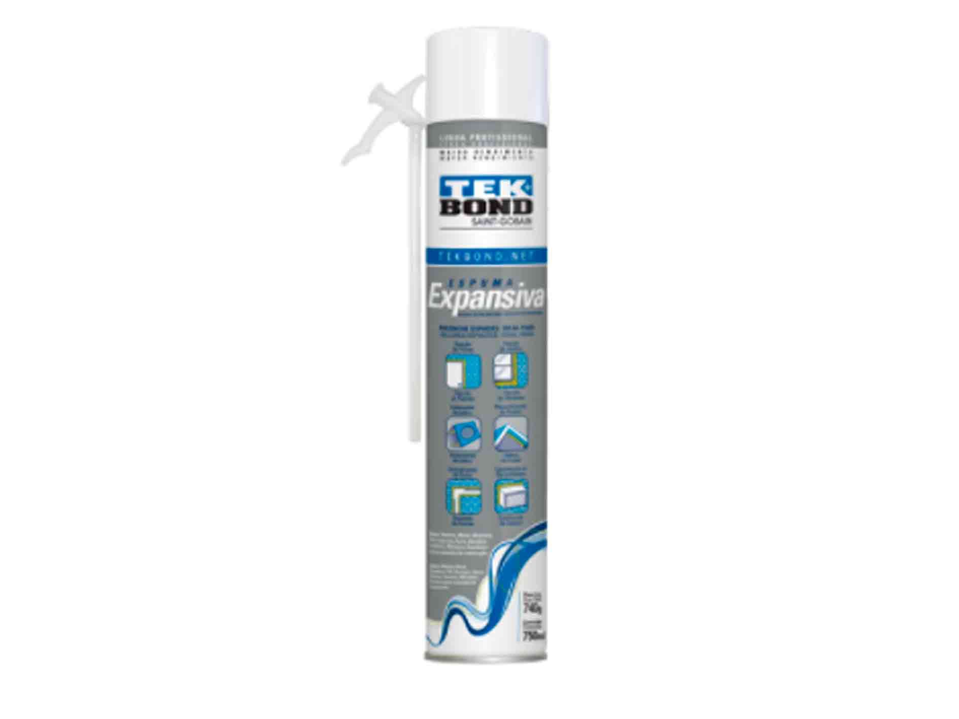 TEKBOND ESPUMA DE POLIURETANO 750ML 740GR (12UxCJ) - 1
