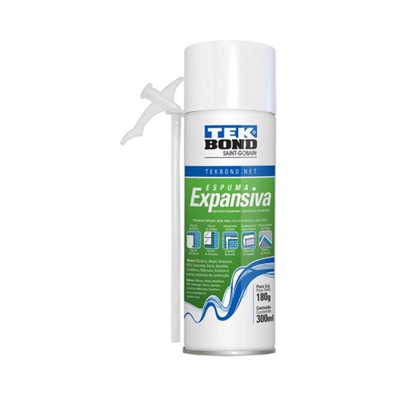 TEKBOND ESPUMA DE POLIURETANO 300ML 180GR (12UxCJ) - 1