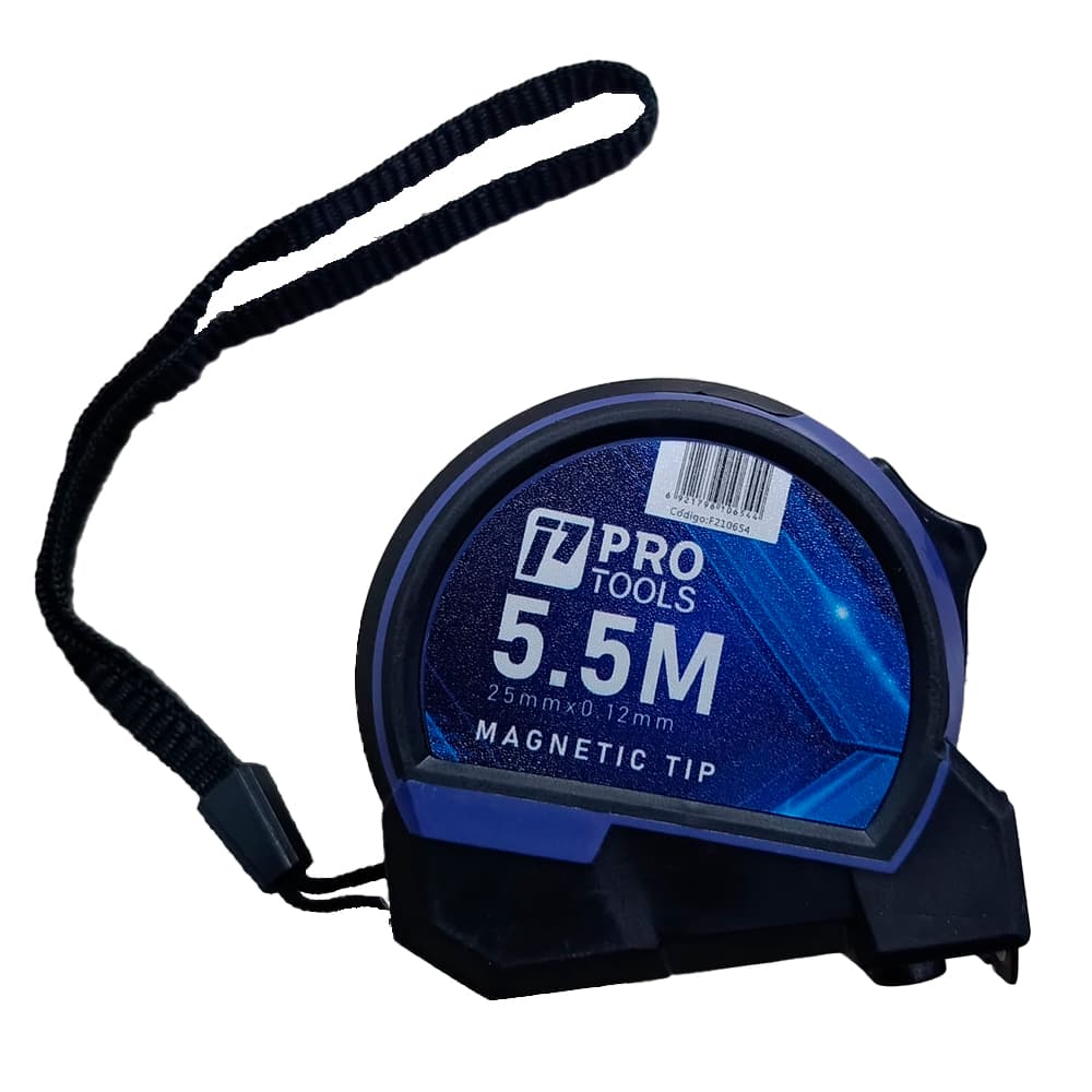 PT FLEXOMETRO Negr/Azul 5.5mtX25mm Caucho PROT - 1
