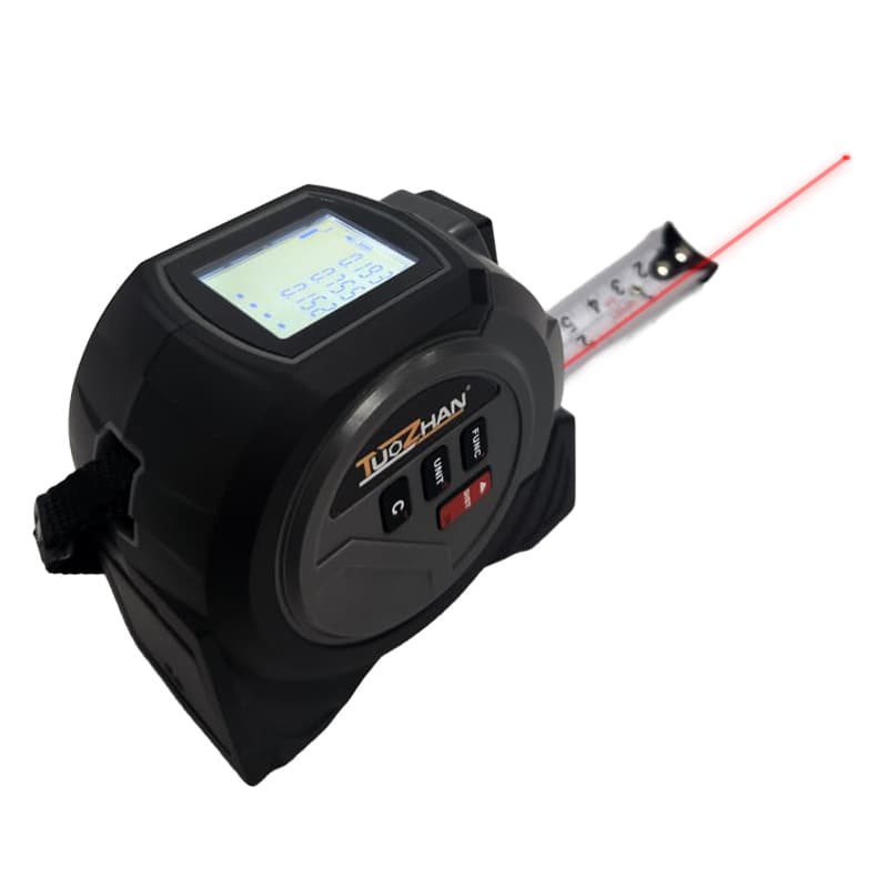 IMP FLEXOMETRO 5MT 4EN1 NIVEL LASER MEDIDOR DISTAN - 1