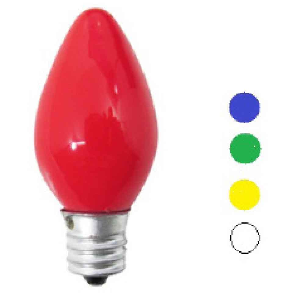 IMP FOCO CANDELABRO E12 COLORES INCAN. (50UxCJ - 1