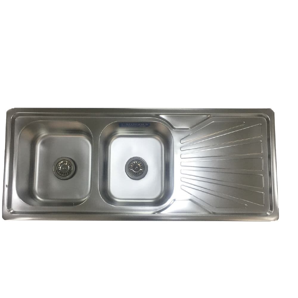 PT FREGAD 120X50 2P 1E 7MM EMP INOX B/GRIS C/D - 1