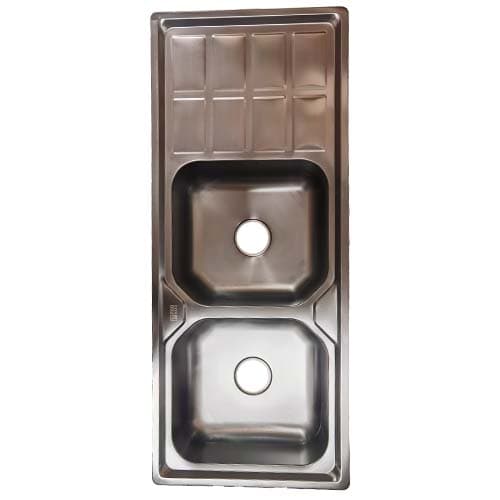 PT FREGAD 120X50 2P 1E 7MM NEGRO C/DESAG+REB - 1