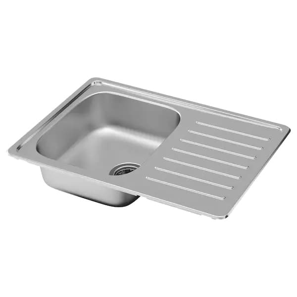IMP FREGAD 75X44 1P 1E SOB INOX - 1