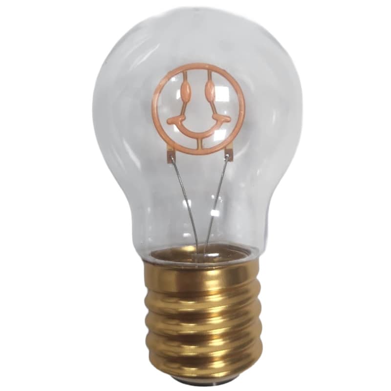 IMP FOCO LED DECORATIVO CARITA FELIZ 12CM RECARGAB - 1