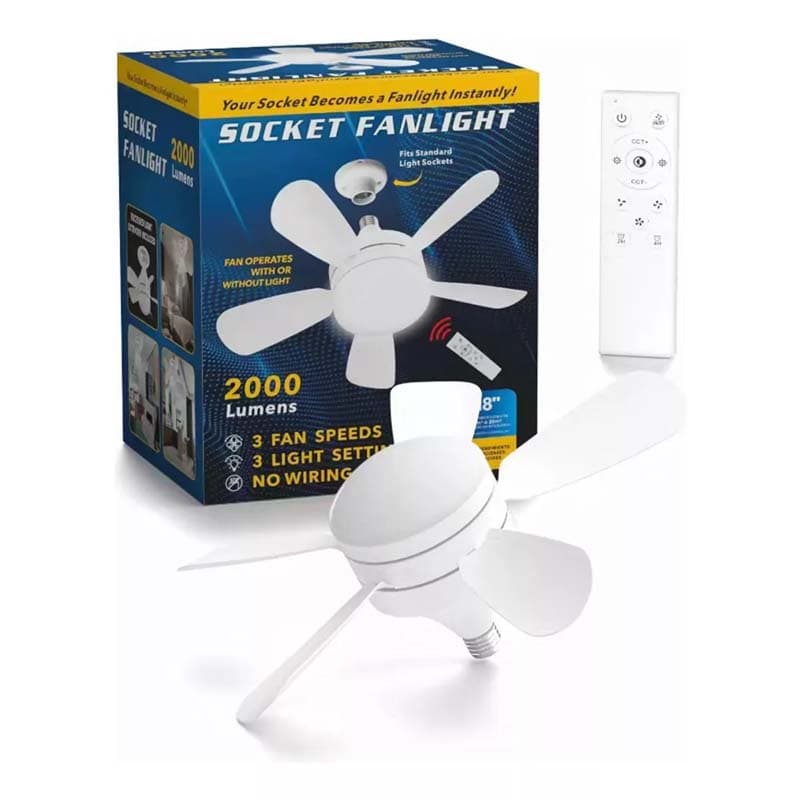 PR FOCO LED VENTILADOR 15W E27 6.5K C/CONTROL - 1