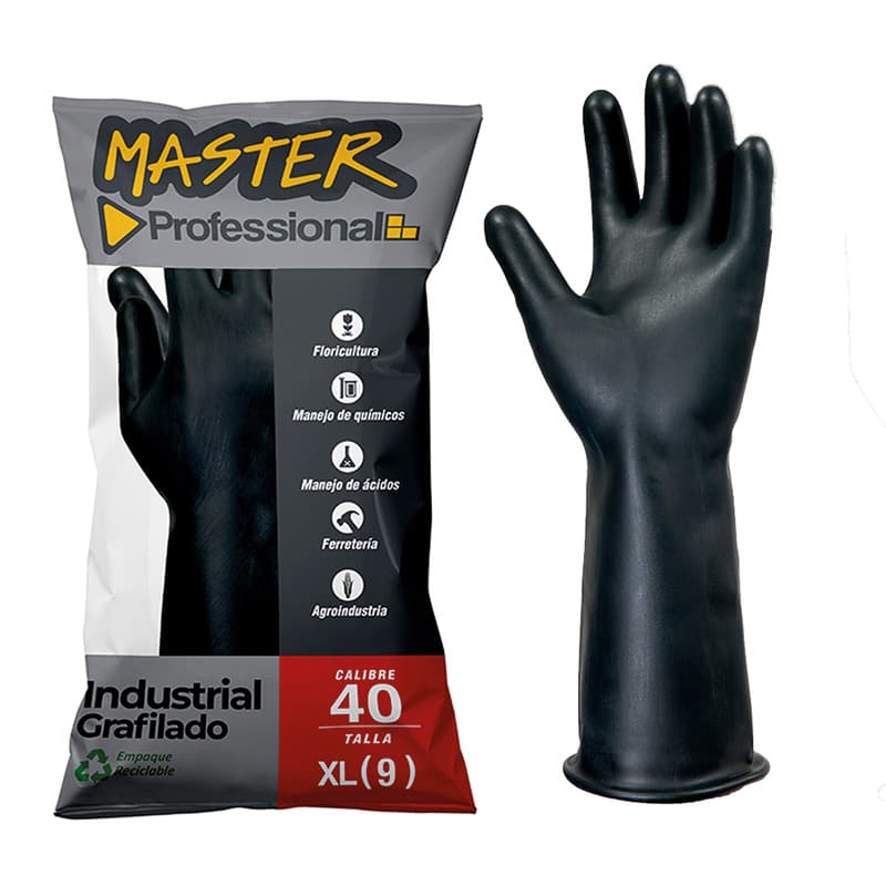 MASTER GUANTE INDUST.GRAFILADO LARGO C-40 9 (60PA - 1