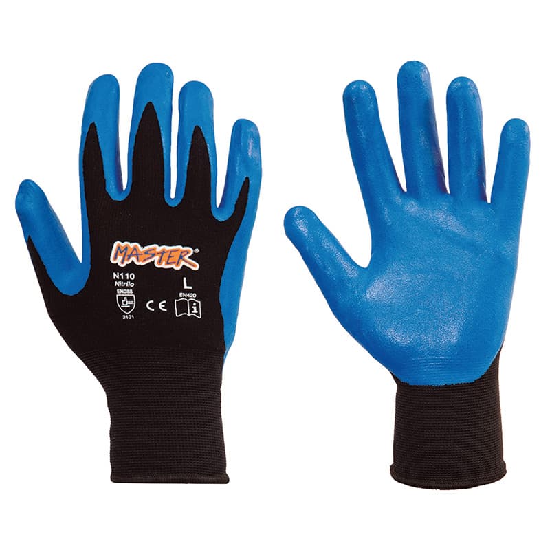 MASTER GUANTE FLEX AZUL N110 L   (120PARxCJ) - 1