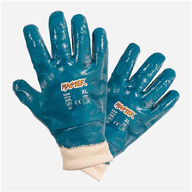 MASTER GUANTE NITRITEX PLUS AZUL N300 XL (120P - 1