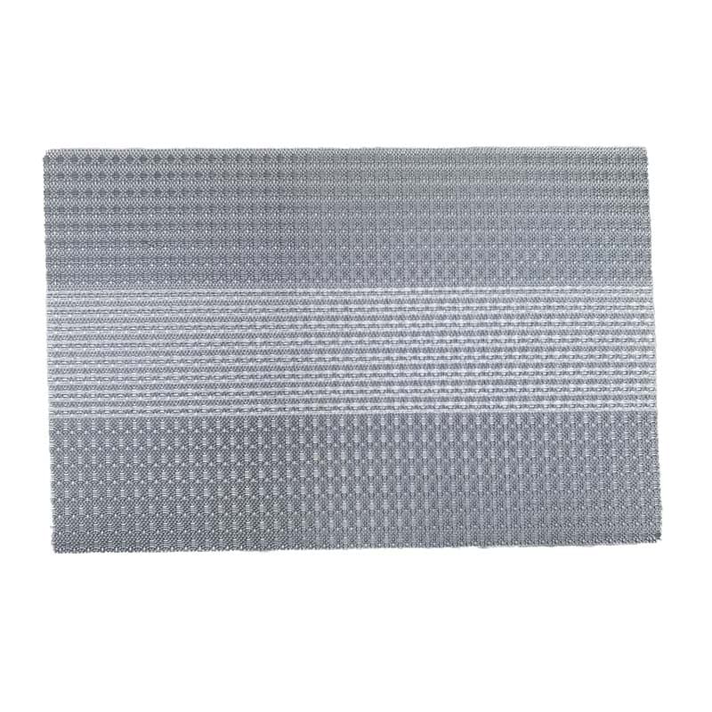 IMP INDIVIDUAL P/MESA RECT PVC GRIS FRANJA PLA - 1