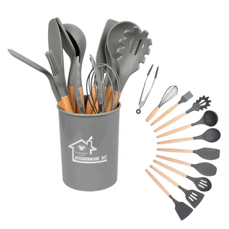 IMP JGO UTENSILLOS D/COCINA 12PZ SILICON - 1