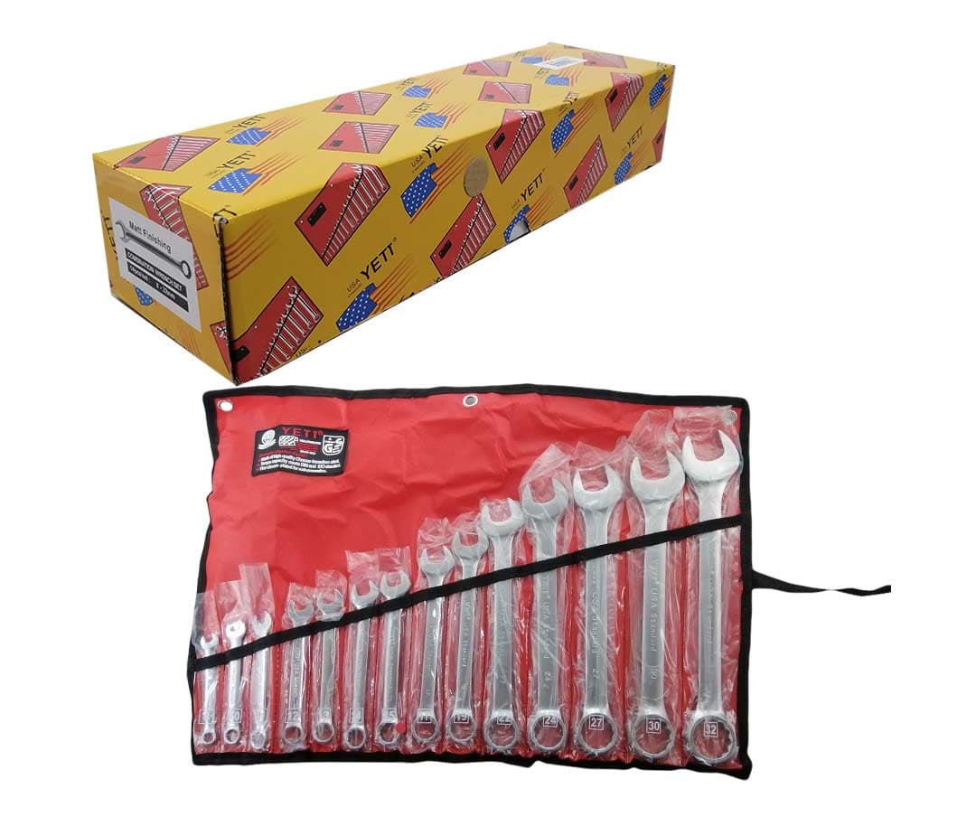IMP JGO LLAVES MIXTAS 14PZ USA 8MM-32MM Rojo - 1
