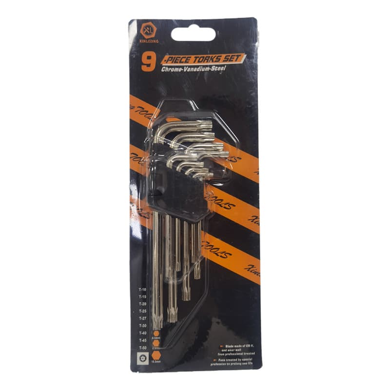 IMP JGO LLAVES TORX NG LARGO 9PCS T10-T50 - 1