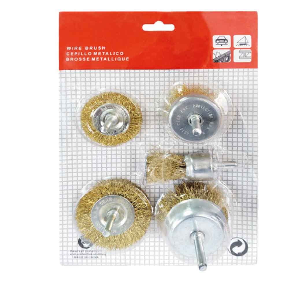 IMP JGO CEPILLO CERDA BRONCE 5PZ 1/4 - 1