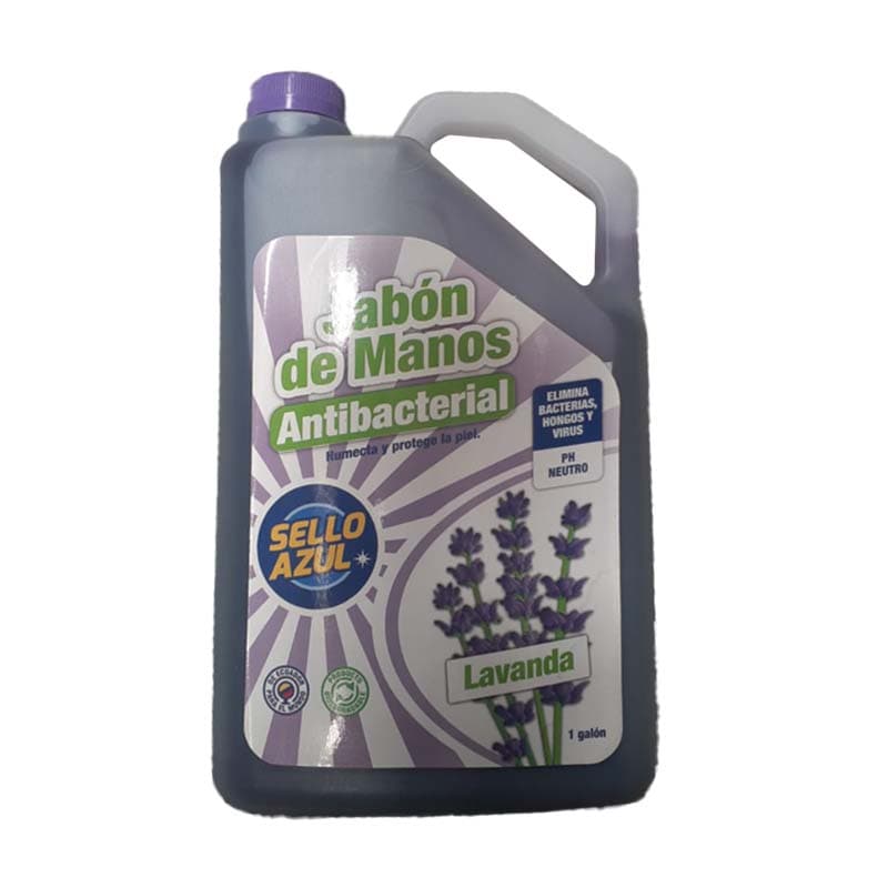 SELLO AZUL JABON LIQUIDO MANOS LAVANDA GL - 1