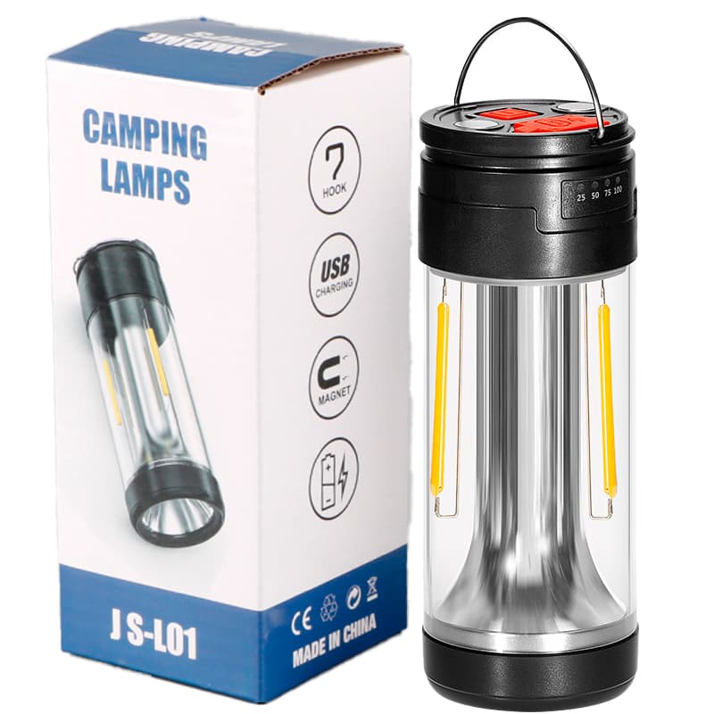 IMP LINTERNA RECAR. 3 FUN.IMANTADO C/GANCHO HY1398 - 1