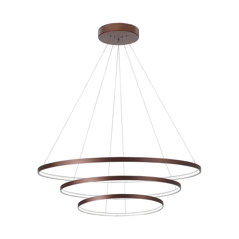 IMP LAMPARA DECO LED 3 AROS CAFE 3 TEMPERATURAS - 1
