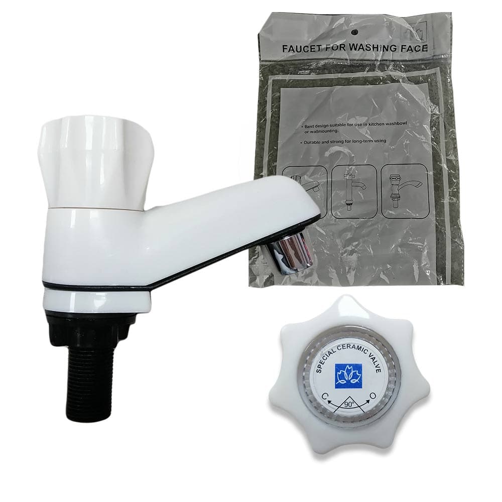 IMP LLAVE P/LAVABO PVC BLANCO PP-1 - 1