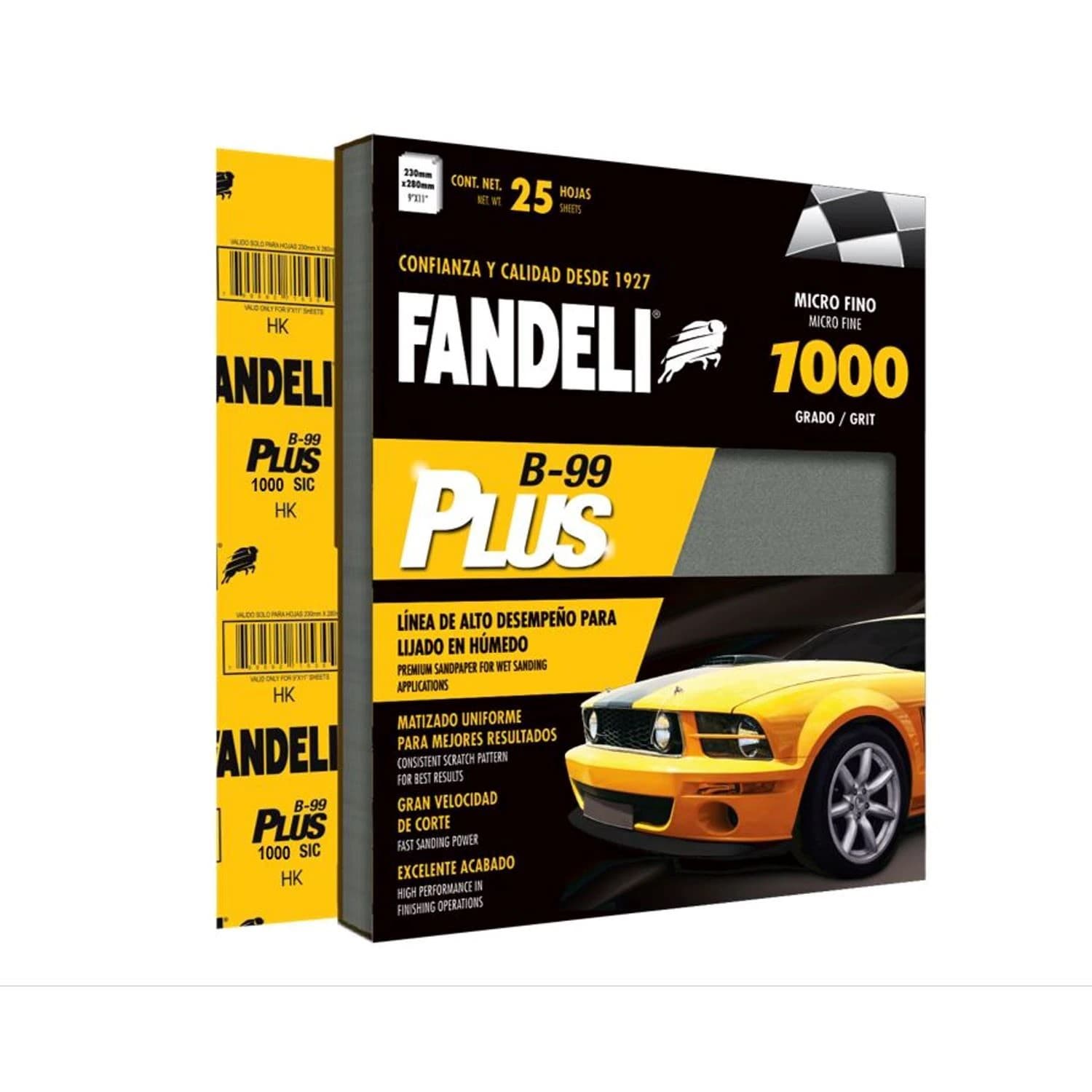 FANDELI LIJAS P/AGUA  #1000 B99 PLUS (25U)(250UxCJ - 1