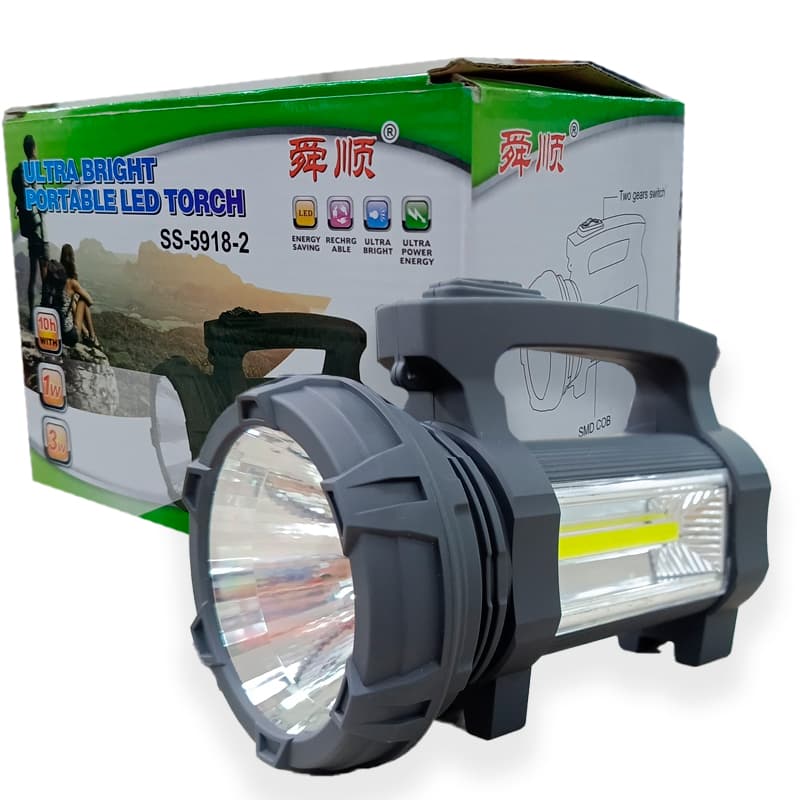 IMP LINTERNA LED RECARG. 2FUNC T/VARTA - 1