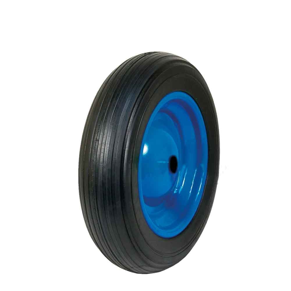 RUEDA P/CARRETILLA SOLIDA 1 AZUL (1U) S/IVA - 1