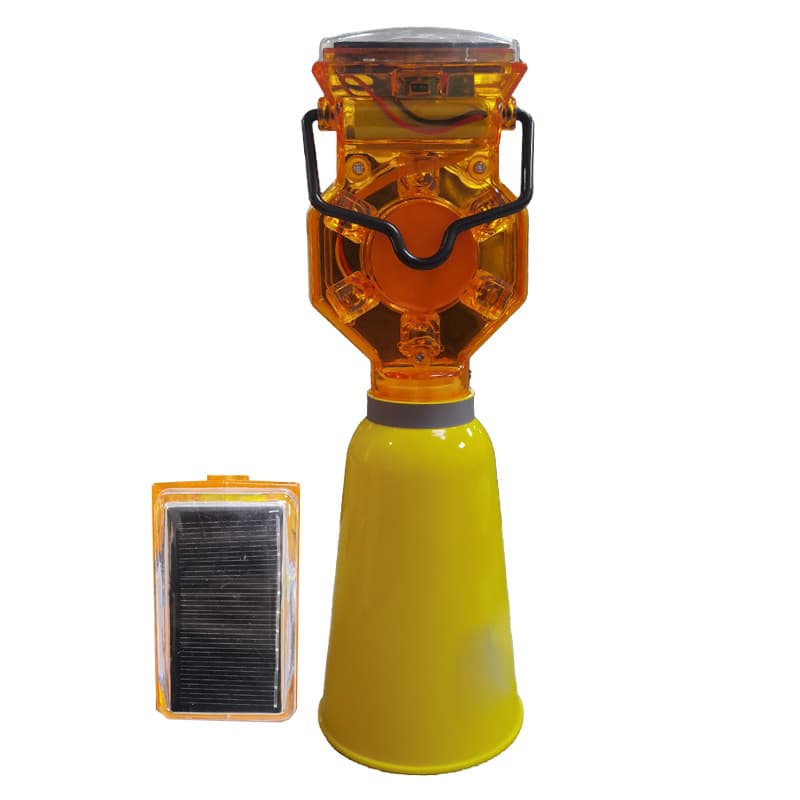 IMP LUZ AMARILLA PEQ SOLAR P/CONO C/GANCHO - 1