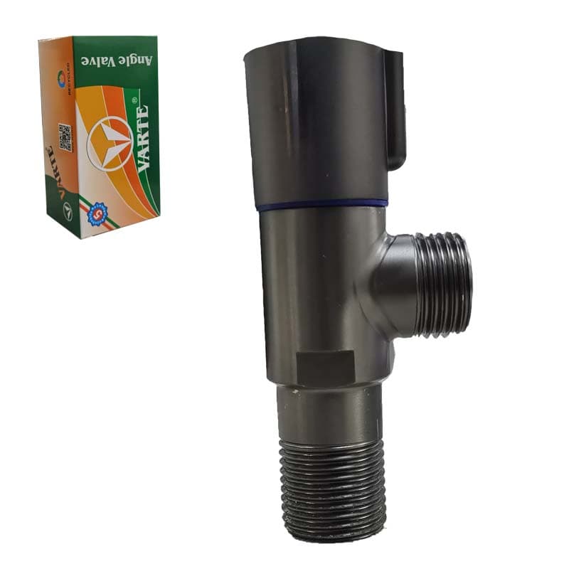 IMP VARTE LLAVE 1/2 ANGULAR POMO REDONDO PLOMO 1/ - 1