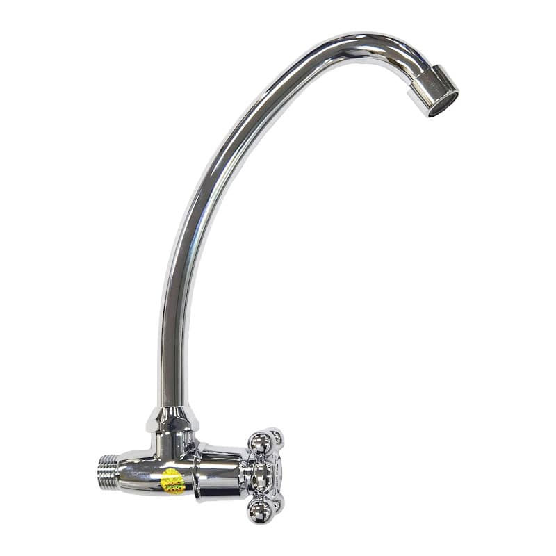 IMP VARTE LLAVE P/COCINA P/PARED C/GANZO POMO CRUZ - 1