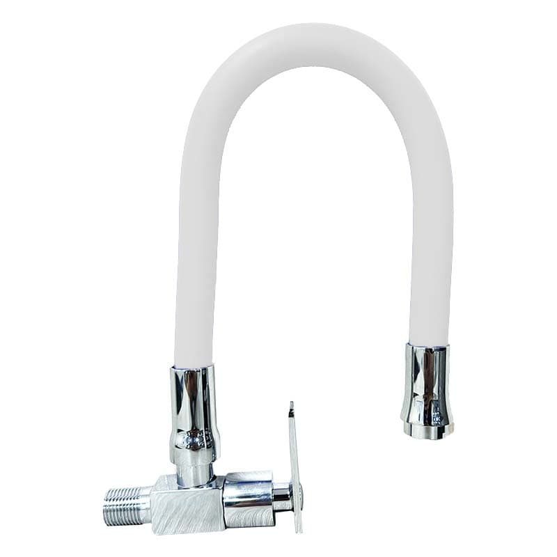 PROACQUA LLAVE COCINA PICO FLEXIBLE BLANCA P/P - 1