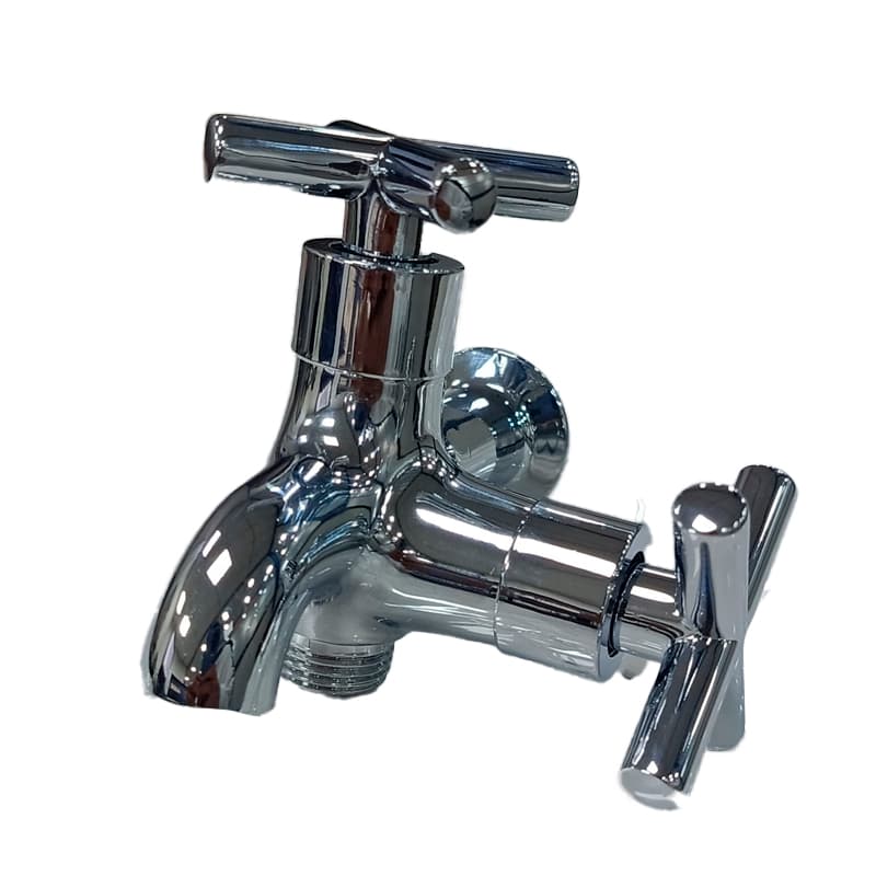 IMP LLAVE D/JARDIN CROMADA POMO CRUZ DOS SALID - 1