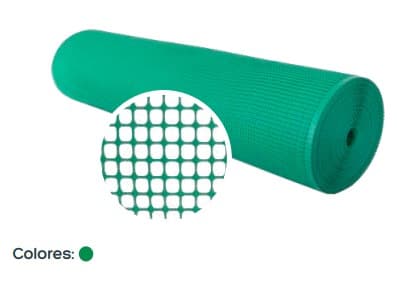 MALLA PLAST. VERDE #15 1mtX25mt 5.50mmX8.25mm (1U) - 1