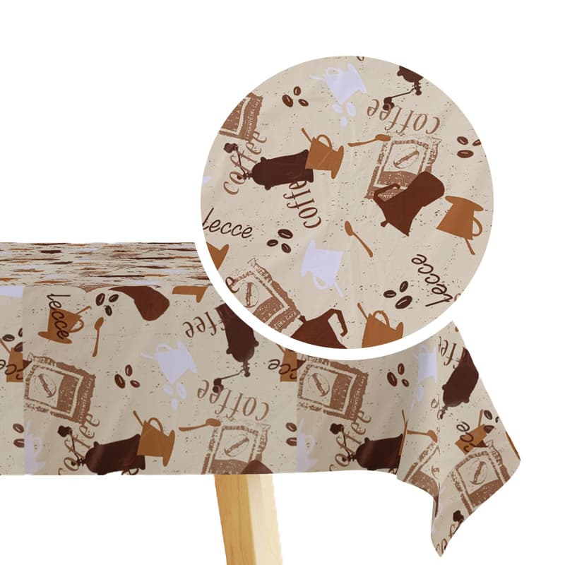 IMP MANTEL PVC ST2642-1 BEIGE F/COFFEE 137CMx20M - 1