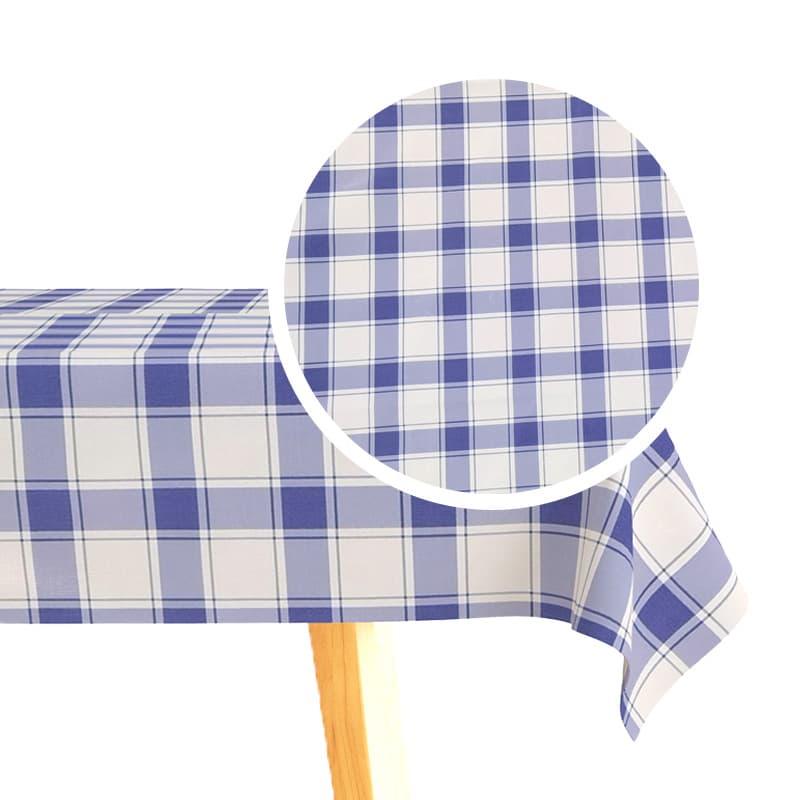 IMP MANTEL PVC ST5164-1 CUADROS AZUL 137CM x 20M - 1