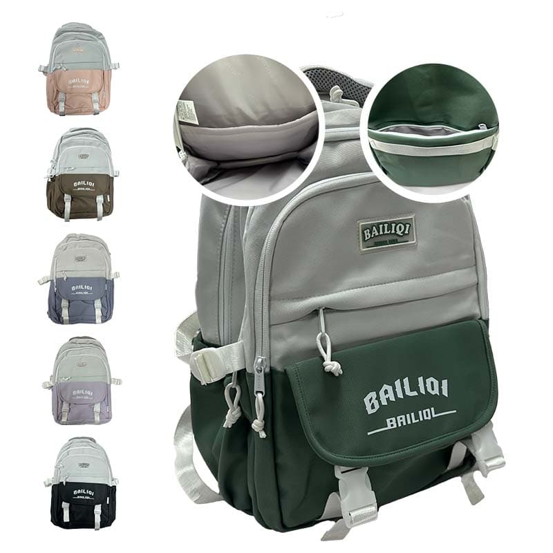 IMP MOCHILA 5 SERV BAILIQUI ROSADO-GRIS - 1