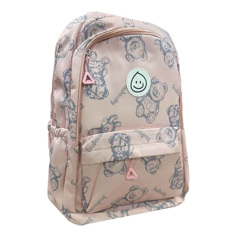 IMP MOCHILA 4 SERV ROSADA ESTAMPADA 0634 TX - 1