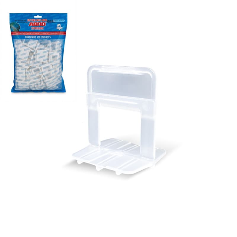 ABRO NIVELADOR DE PORCELANATO 1.5MM 100UNxFDA - 1