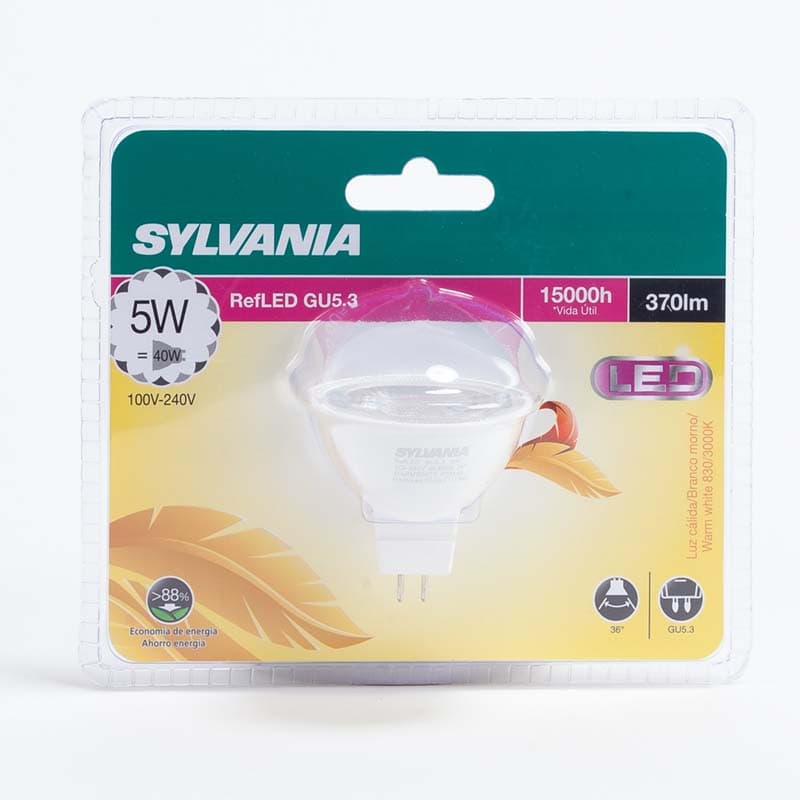 SYLVANIA DICROICO 5W MR16 GU5 BL 3000K - 1