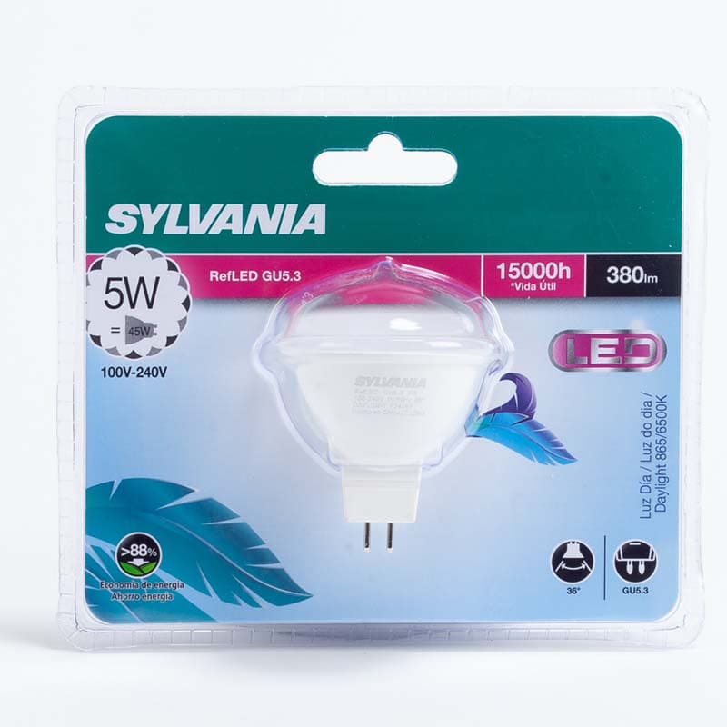SYLVANIA DICROICO MR16 5W GU5 BL 6500K (40UxCJ) - 1