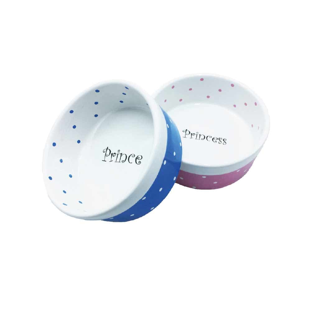 PLATO P/GATO ROSADO PRINCESS REDOND PORCEL - 1