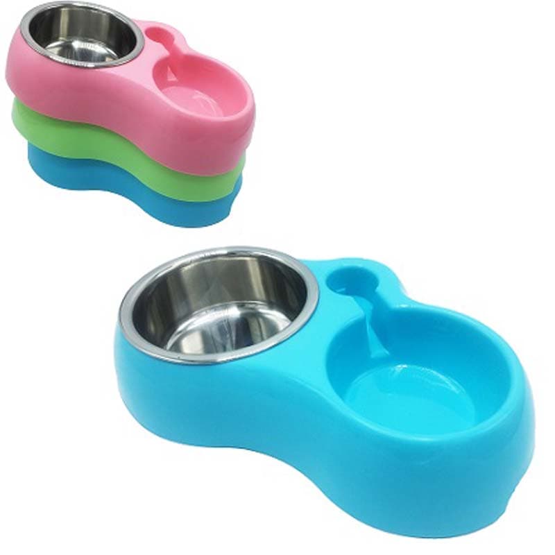 PLATO P/PERRO CELESTE GRAND SIN BOTELLA C/BEBE - 1