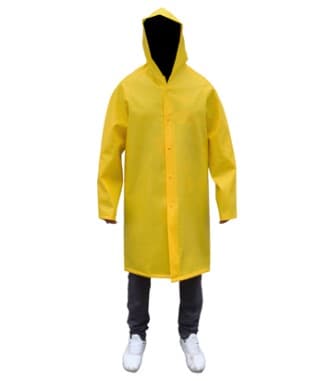 IMPERMEABLE PVC T/ABRIGO TALLA L AMAR. C.12 (1 - 1